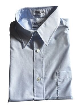 Ring Light Blue Men's Dress Shirt - Point Collar
